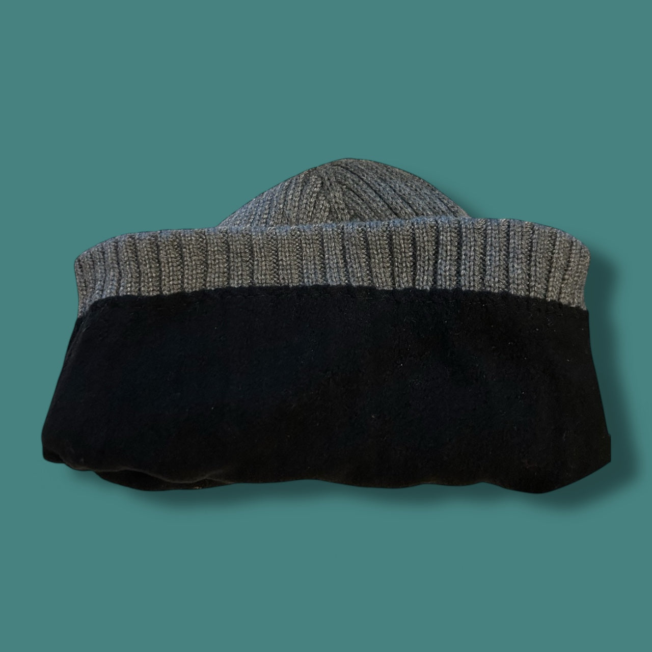 Pops Cycles Gray Ribbed Beanie