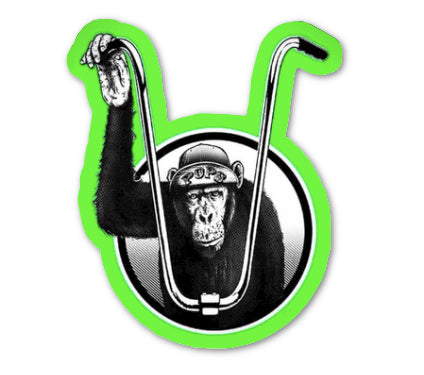 Pops Cycles OG Ape Hanger Die Cut Slap