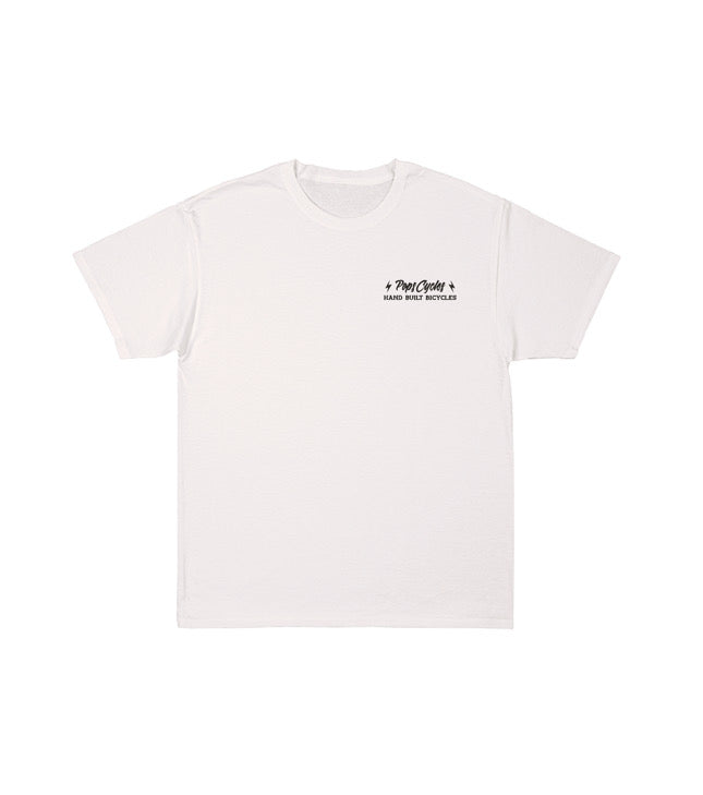 Pops Cycles Builder Prayer Hands SS Tee