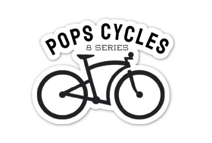Pops Cycles Die Cut Glow-in-the-Dark Surf Slap